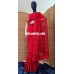 Net Red Saree (with adjustable blouse)