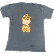 Baby Buddha T-Shirt (Off- Blue)