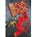BANARASI SAREE (RED COLOR) (ADJUSTABLE BLOUSE INCLUDED)