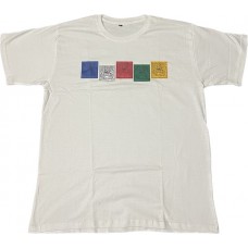 Dhwaja Print T-shirt (White)